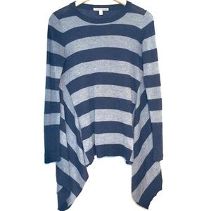 Autumn Cashmere Sweaters - Autumn Cashmere | Gray Black Stripe Sweater (S) Autumn Cashmere Sweaters - Autumn Cashmere | Gray Black Stripe Sweater (S)